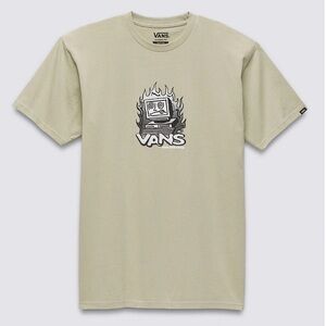 Vans Digital Repair Short-Sleeve Tee in Elm color - Large - 100% cotton